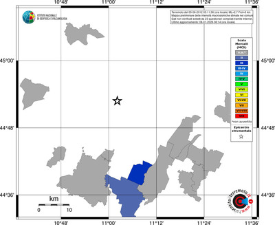 Mappa MCS - territori comuni