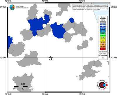 Mappa EMS - territori comuni