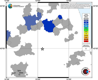 Mappa MCS - territori comuni