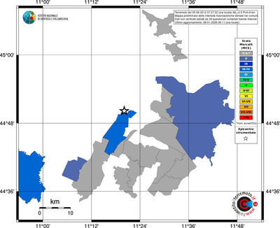 Mappa MCS - territori comuni