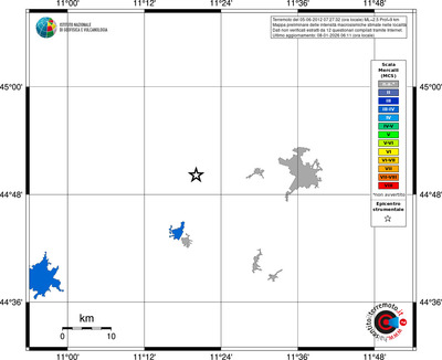 Mappa MCS - territori località
