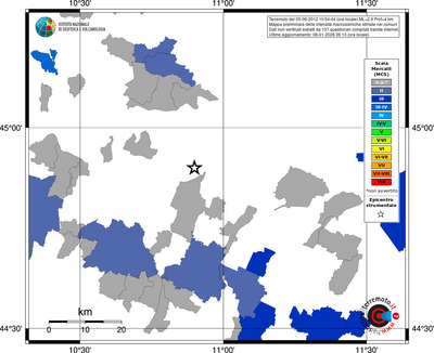 Mappa MCS - territori comuni
