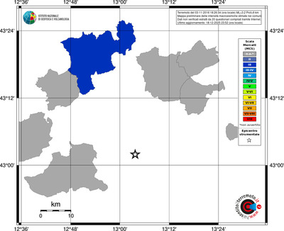 Mappa MCS - territori comuni