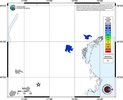 Mappa EMS - territori comuni