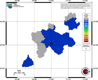 Mappa EMS - territori comuni