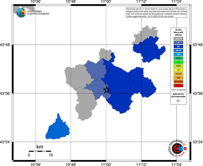 Mappa MCS - territori comuni