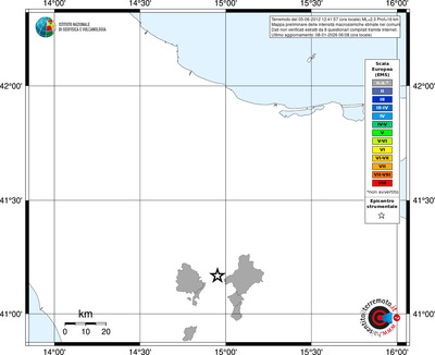 Mappa EMS - territori comuni