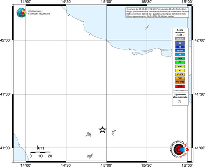 Mappa MCS - territori località