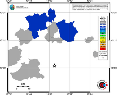 Mappa MCS - territori comuni