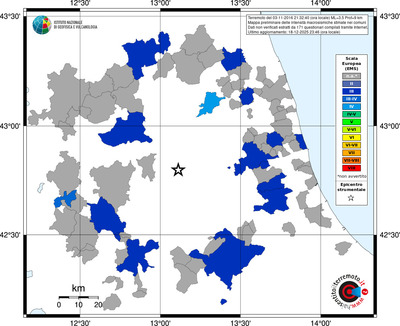 Mappa EMS - territori comuni