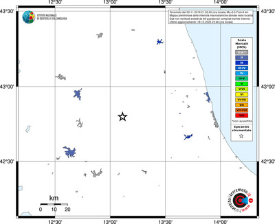 Mappa MCS - territori località