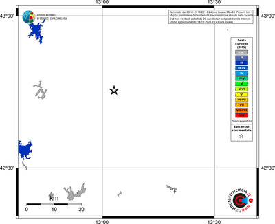 Mappa EMS - territori località