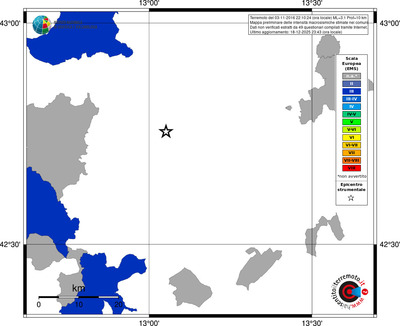 Mappa EMS - territori comuni