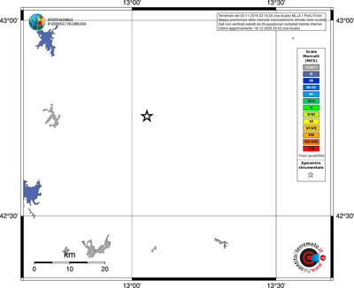 Mappa MCS - territori località