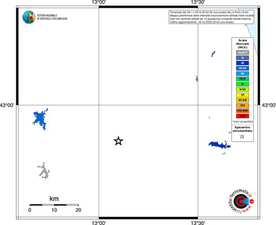 Mappa MCS - territori località