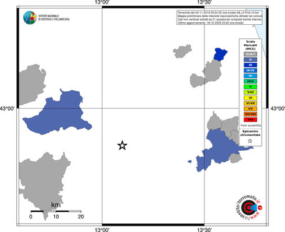 Mappa MCS - territori comuni
