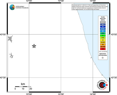 Mappa MCS - territori località