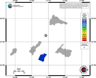 Mappa EMS - territori comuni