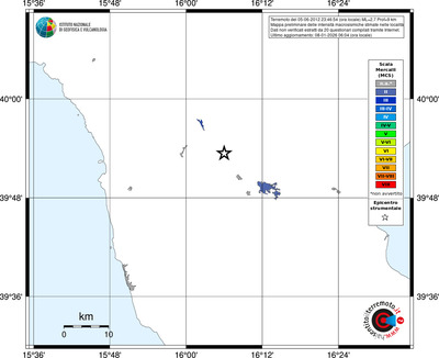 Mappa MCS - territori località