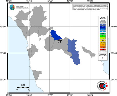 Mappa MCS - territori comuni