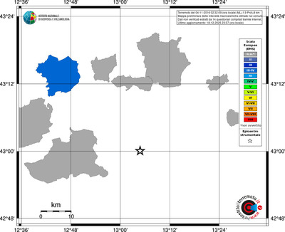 Mappa EMS - territori comuni