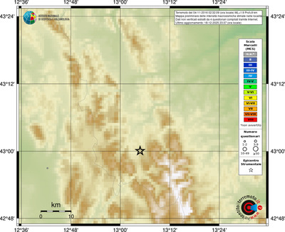 Mappa MCS - località