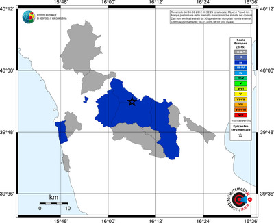 Mappa EMS - territori comuni