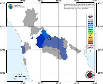 Mappa MCS - territori comuni