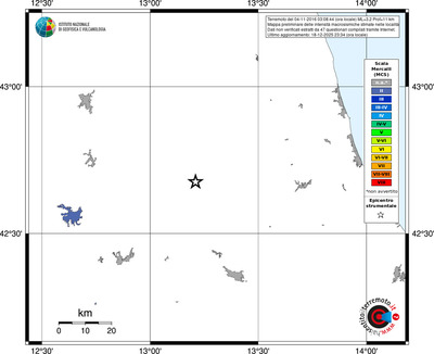 Mappa MCS - territori località