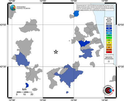 Mappa MCS - territori comuni