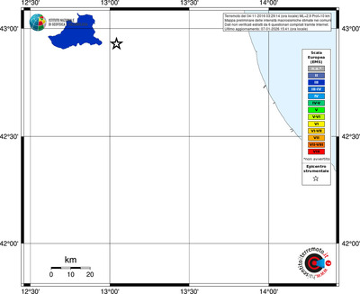 Mappa EMS - territori comuni