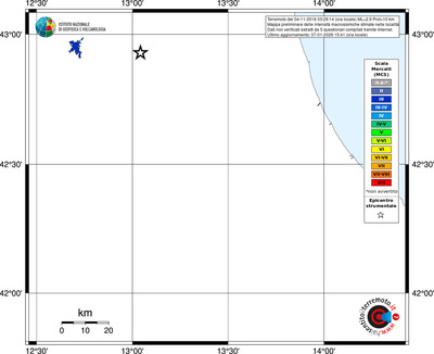 Mappa MCS - territori località