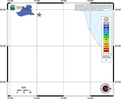 Mappa MCS - territori comuni