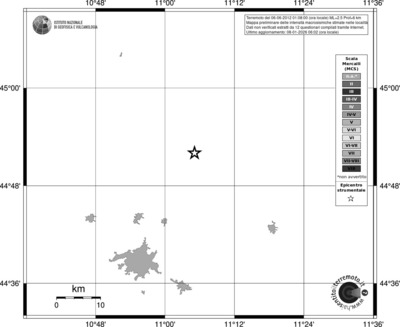 Mappa MCS - territori località