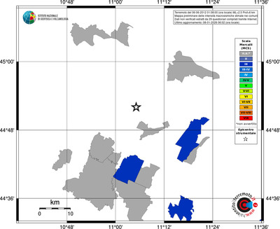 Mappa MCS - territori comuni