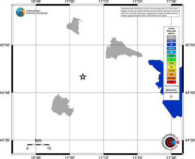 Mappa MCS - territori comuni