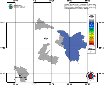Mappa MCS - territori comuni