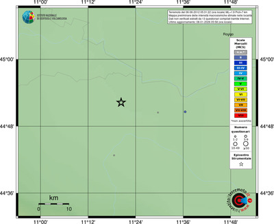 Mappa MCS - località