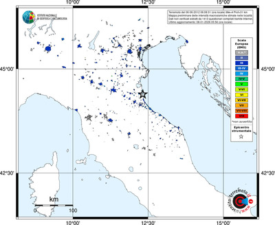 Mappa EMS - territori località