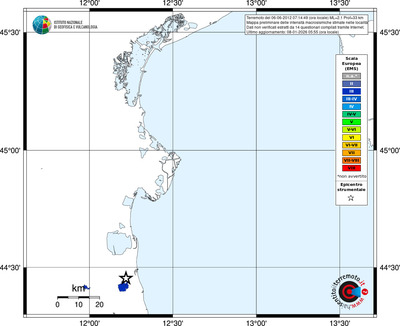 Mappa EMS - territori località