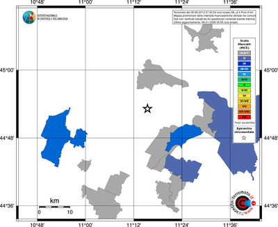 Mappa MCS - territori comuni
