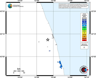 Mappa EMS - territori località