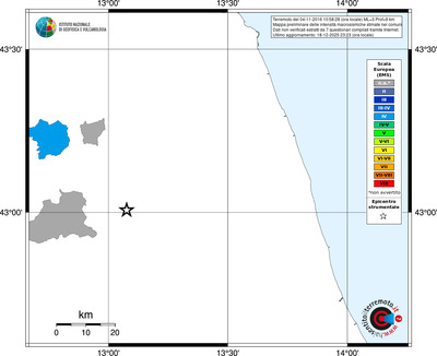 Mappa EMS - territori comuni