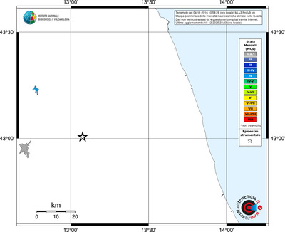 Mappa MCS - territori località