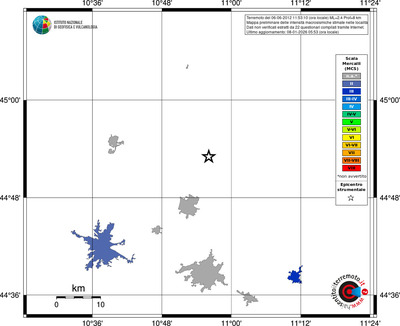 Mappa MCS - territori località