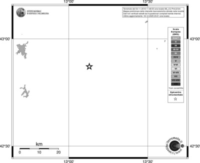 Mappa EMS - territori località