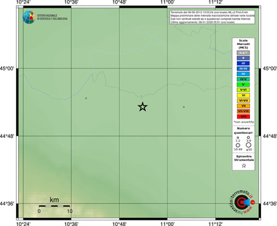 Mappa MCS - località
