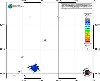 Mappa EMS - territori località
