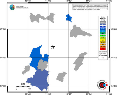 Mappa MCS - territori comuni