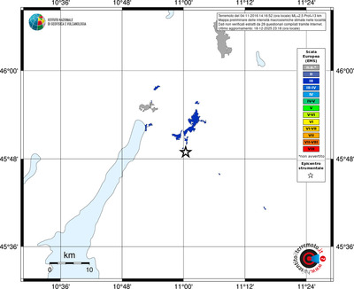 Mappa EMS - territori località